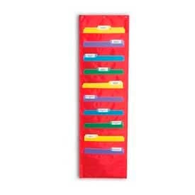 Carson-Dellosa® Storage Pocket Chart 10 Pockets Red CD5653