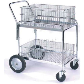 Wesco® Office & Mail Cart 272230 33.5 x 23.75 5