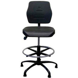 ShopSol™ Production Workbench Chair Polyurethane Black 3010014