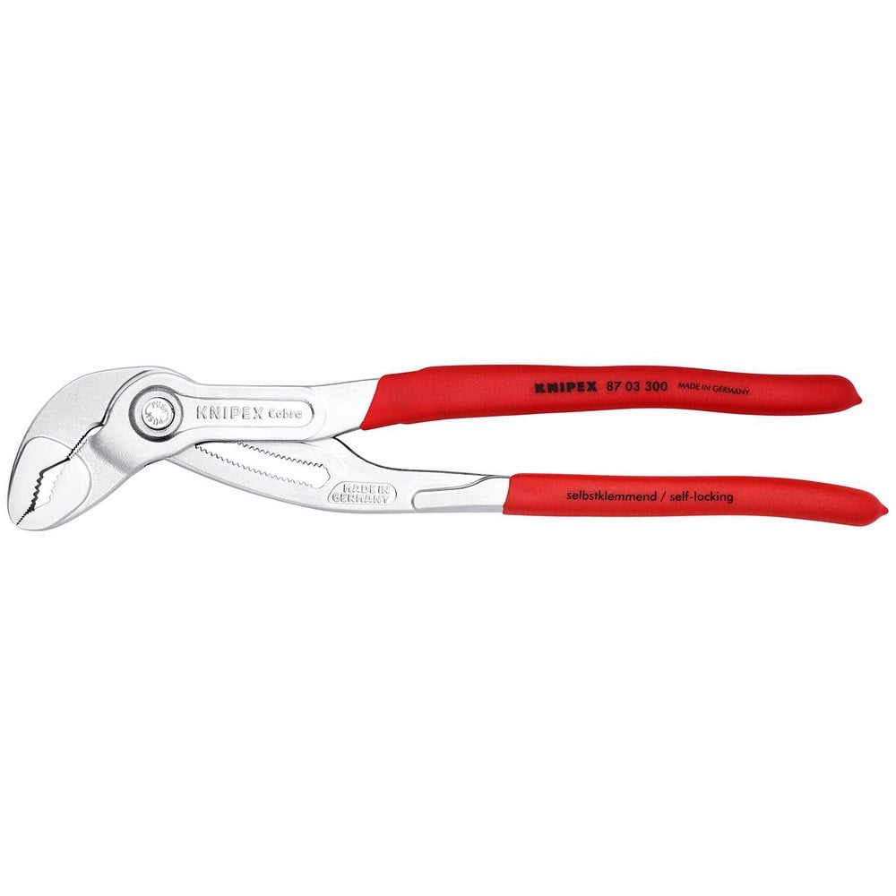 Tongue & Groove Pliers, Joint Type: Groove , Type: Pump Pliers , Overall Length Range: 12 in to 17.9 in , Side Cutter: No , Handle Type: Comfort Grip  MPN:87 03 300