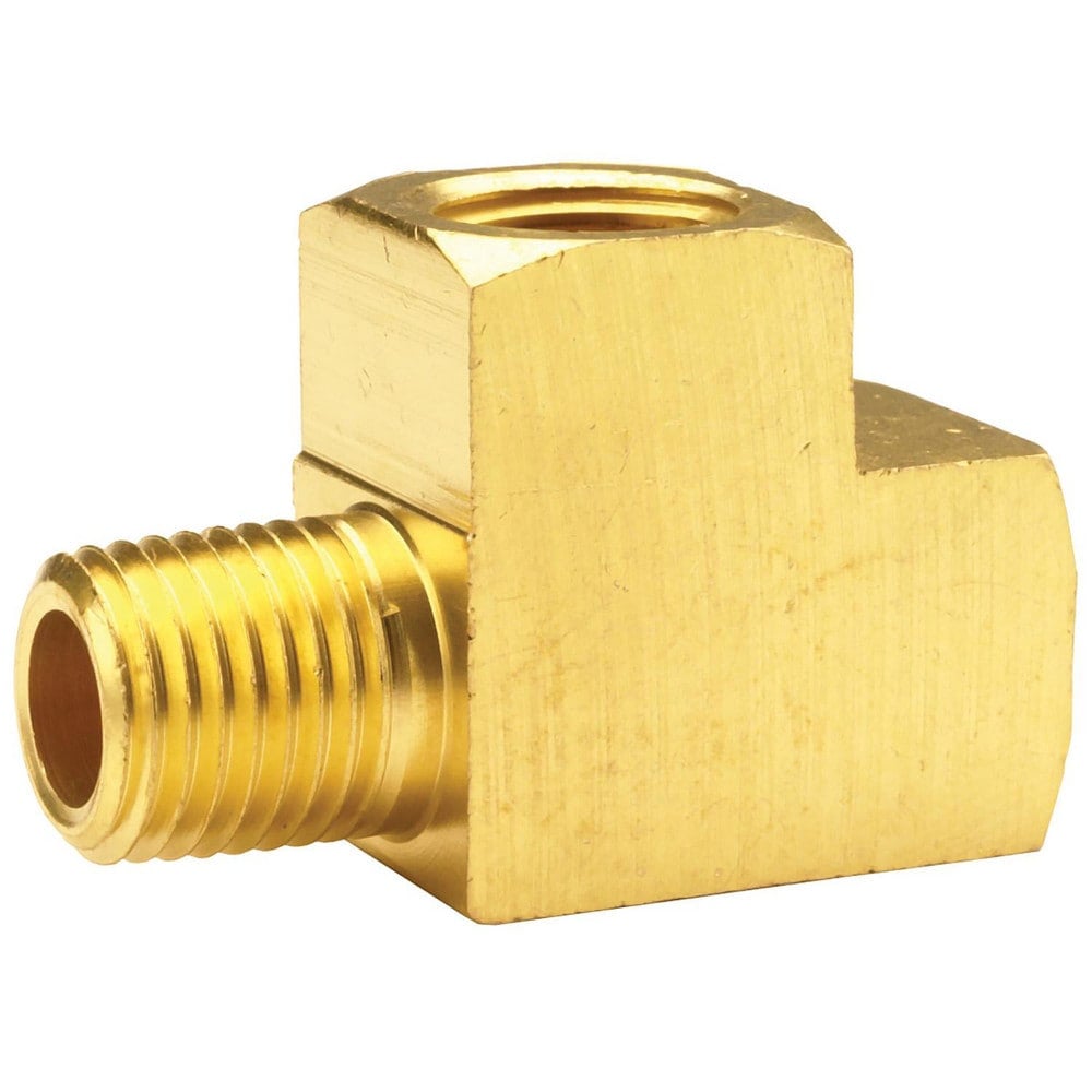 Brass & Chrome Pipe Fittings, Fitting Type: Pipe Street Tee , Fitting Size: 1/4 x 1/4 , End Connections: MNPT x FNPT , Material Grade: CA360  MPN:3260404C