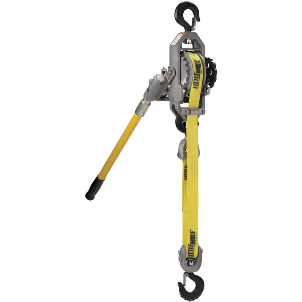 Manual Hoists-Chain, Rope & Strap, Hoist Type: Lever , Lift Mechanism: Strap , Work Load Limit: 750lb , Pull Capacity: 750lb , Maximum Lift Distance: 14ft  MPN:04481WC