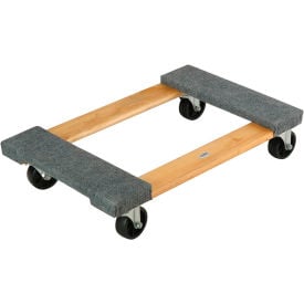 GoVets™ Hardwood Dolly with Carpeted Deck Ends 36 x 24 1000 Lb. Cap. 343585