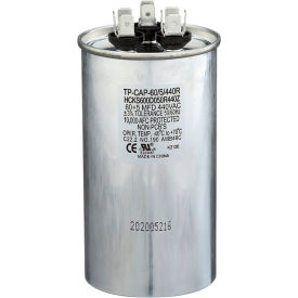 Tradepro® Run Capacitor 60 + 5 MFD 440V Round TP-CAP-60/5/440R