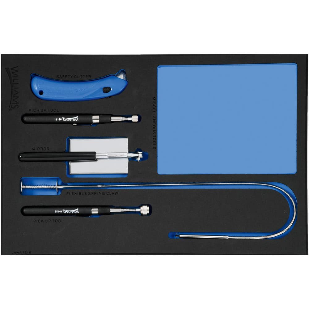 Combination Hand Tool Sets, Set Type: Utility , Number Of Pieces: 5 , Measurement Type: Inch , Tool Finish: Chrome , Container Type: Foam Insert (11 x 16)  MPN:JHWFITS-6