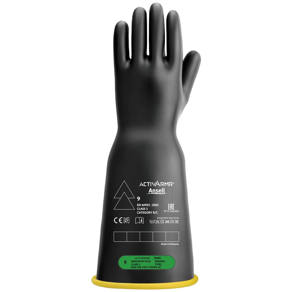 Electrical Protection Gloves & Leather Protectors, Glove Type: Electrical Protection Gloves, Rubber Voltage Gloves , Primary Material: Natural Latex Rubber  MPN:RIG316YBBC095