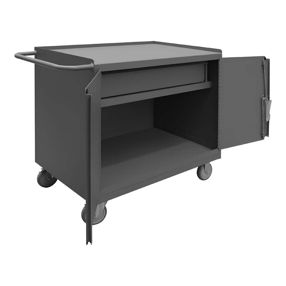 Mobile Work Centers, Center Type: Mobile Bench Cabinet , Load Capacity: 1400 , Depth (Inch): 42-1/8 , Height (Inch): 36-3/8 , Number Of Bins: 0  MPN:31001DR-5PU-95