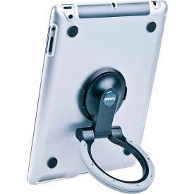 Aidata ISP502CBG SpinStand for iPad 2 3 & 4 Clear Shell with Black and Gray Ring ISP502CBG