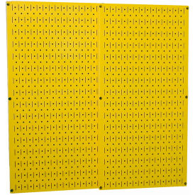 Wall Control Pegboard Pack- 2 Panels Yellow Metal 32