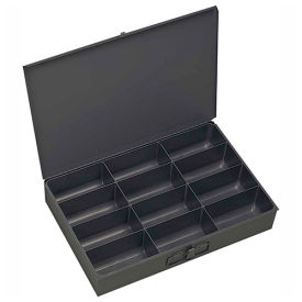 Durham Steel Scoop Compartment Box 115-95 - 12 Compartments 18 x 12 x 3 - Pkg Qty 4 115-95