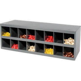 Durham Steel Storage Parts Bin Cabinet 353-95 Open Front - 16 Compartments 353-95