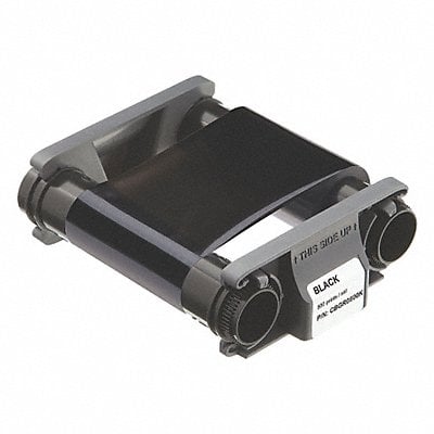 ID Card Printer Ribbon Black 8 in H MPN:CBGR0500K