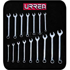 Urrea SAE & Metric Combination Wrench Set 1200FC 6 & 12 Pt 1/4-3/4