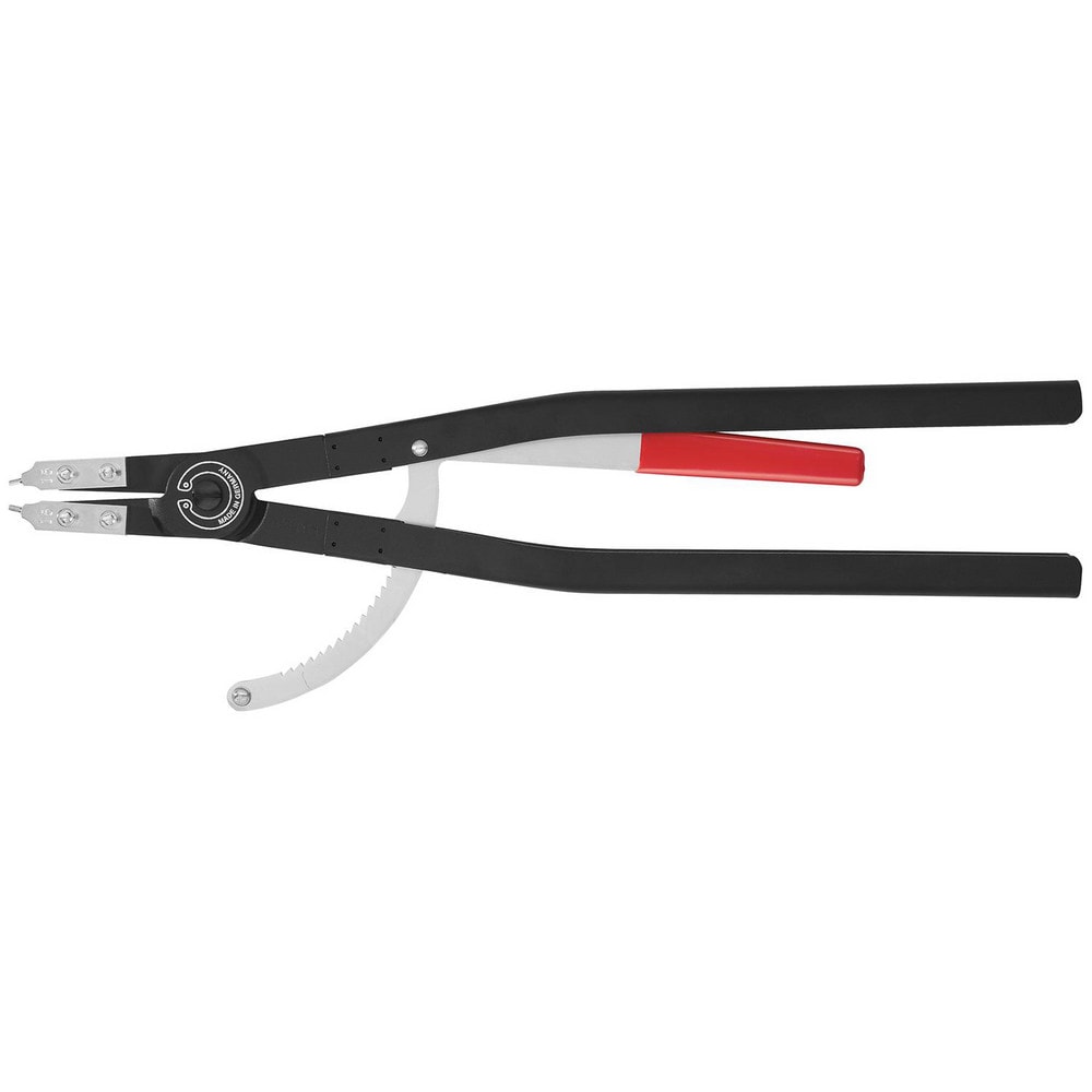 Retaining Ring Pliers, Type: Large Internal Snap Ring Pliers , Tip Angle: 0 , Ring Diameter Range (Inch): 4-51/64 to 12 , Overall Length (Inch): 22-1/2in  MPN:44 10 J5