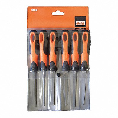 File Set Plastic Handles 6 pcs. MPN:1-476-04-3-2