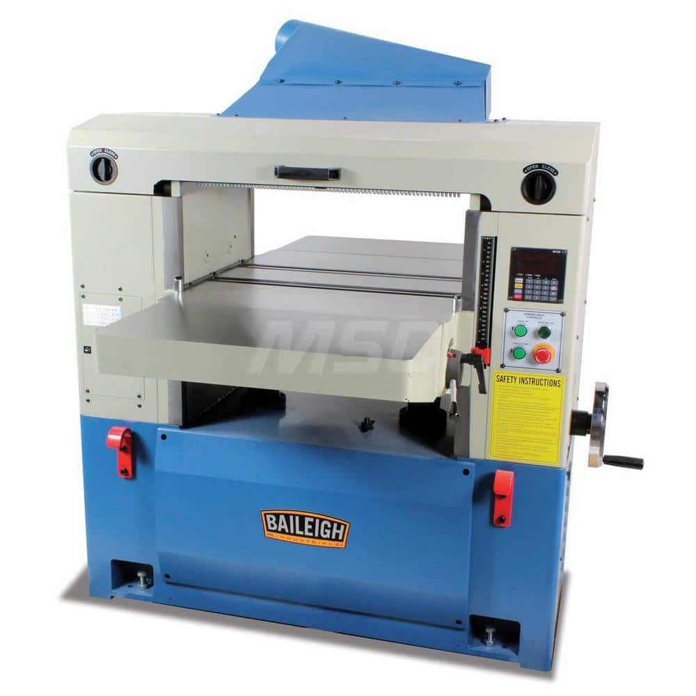 Planer Machines, Cutting Width (Inch): 25 , Depth of Cut (Inch): 1/4 , Cutting Thickness (Inch): 1/2 , Number of Cutting Knives: 5  MPN:1004942