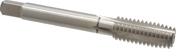 4 Flutes, 0.9500 Inch Thread Length, 7/16-14 UNC, Nitride Oxide Coating, High Speed Steel, Cleanout Tap MPN:54100-006