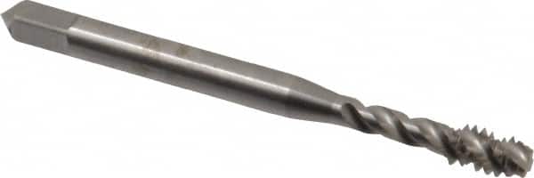 Spiral Flute Tap: #10-24, UNC, 3 Flute, Modified Bottoming, 2B Class of Fit, Powdered Metal, Bright/Uncoated MPN:40067-010