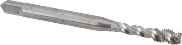 Spiral Flute Tap: #10-32 UNF, 3 Flutes, Modified Bottoming, Powdered Metal, Bright/Uncoated MPN:40074-010