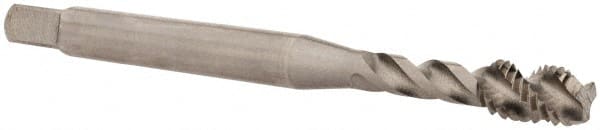 Spiral Flute Tap: #10-32, UNF, 3 Flute, Modified Bottoming, 2B Class of Fit, Powdered Metal, Bright/Uncoated MPN:40075-010