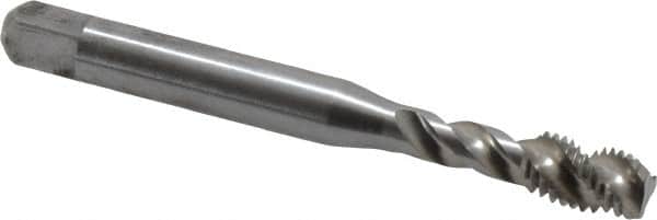 Spiral Flute Tap: 1/4-28, UNF, 3 Flute, Modified Bottoming, Powdered Metal, Bright/Uncoated MPN:40092-010