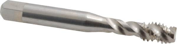 Spiral Flute Tap: 5/16-18, UNC, 3 Flute, Modified Bottoming, 2B Class of Fit, Powdered Metal, Bright/Uncoated MPN:40105-010