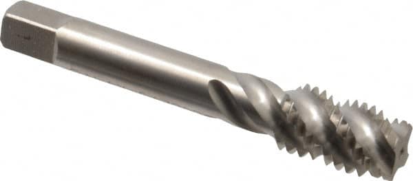 Spiral Flute Tap: 5/8-11, UNC, 4 Flute, Modified Bottoming, 3B Class of Fit, Powdered Metal, Bright/Uncoated MPN:40183-000