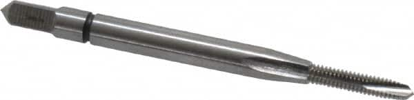 Spiral Point Tap: #2-56, UNC, 2 Flutes, Plug, Powdered Metal, Bright Finish MPN:30003-000