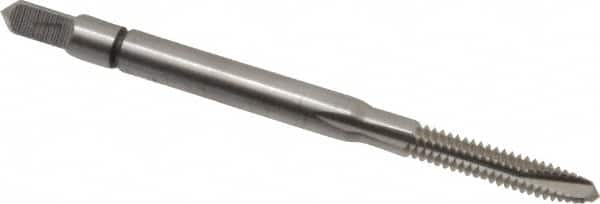 Spiral Point Tap: #4-40 UNC, 3 Flutes, Plug Chamfer, 3B Class of Fit, Powdered Metal High-Speed Steel, Bright/Uncoated MPN:30022-000