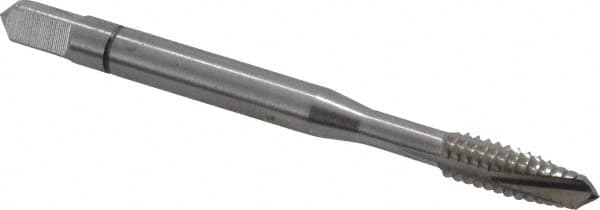 Spiral Point Tap: #10-24, UNC, 3 Flutes, Plug, Powdered Metal, Bright Finish MPN:30066-000