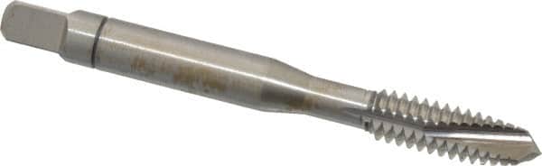 Spiral Point Tap: 1/4-20 UNC, 3 Flutes, Plug Chamfer, 3B Class of Fit, Powdered Metal High-Speed Steel, Bright/Uncoated MPN:30083-000