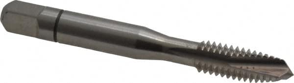 Spiral Point Tap: 5/16-18 UNC, 3 Flutes, Plug Chamfer, 3B Class of Fit, Powdered Metal High-Speed Steel, Bright/Uncoated MPN:30103-000