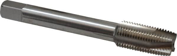 Spiral Point Tap: 1/2-20 UNF, 4 Flutes, Plug Chamfer, 3B Class of Fit, Powdered Metal High-Speed Steel, Bright/Uncoated MPN:30173-000