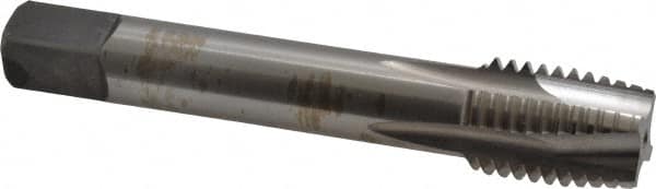 Spiral Point Tap: 3/4-10 UNC, 4 Flutes, Plug Chamfer, 3B Class of Fit, Powdered Metal High-Speed Steel, Bright/Uncoated MPN:30203-000