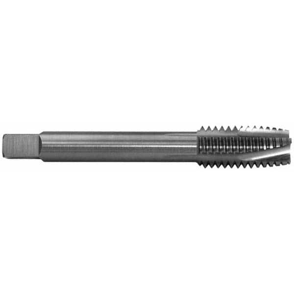 Spiral Point Tap: 7/8-9 UNC, 4 Flutes, Plug Chamfer, 3B Class of Fit, Powdered Metal High-Speed Steel, Bright/Uncoated MPN:30224-000