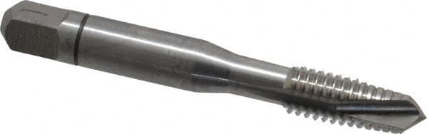 Spiral Point Tap: 3/8-16, UNC, 3 Flutes, Plug, 3B, Powdered Metal, Bright Finish MPN:32123-000