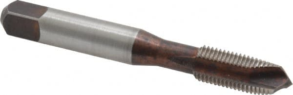 Spiral Point Tap: 3/8-24, UNF, 3 Flutes, Plug, 3B, Powdered Metal, Bright Finish MPN:32133-000