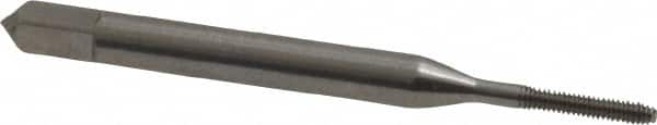 Thread Forming Tap: #0-80 UNF, 2B Class of Fit, Bottoming, High Speed Steel, Bright Finish MPN:10003-010