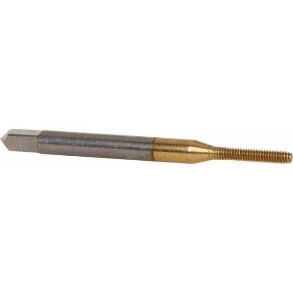 Thread Forming Tap: #1-64 UNC, 2B Class of Fit, Bottoming, High Speed Steel, TiN Coated MPN:10124-01T