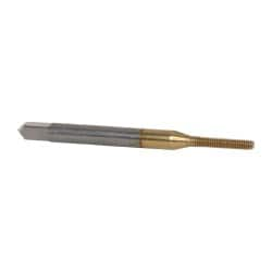 Thread Forming Tap: #3-56 UNF, 2B Class of Fit, Bottoming, High Speed Steel, TiN Coated MPN:10624-01T