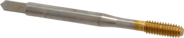 Thread Forming Tap: #8-32 UNC, 2/3B Class of Fit, Bottoming, High Speed Steel, TiN Coated MPN:11624-01T