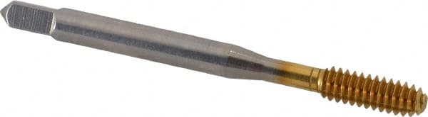 Thread Forming Tap: #10-24 UNC, 2/3B Class of Fit, Bottoming, High Speed Steel, TiN Coated MPN:11964-01T