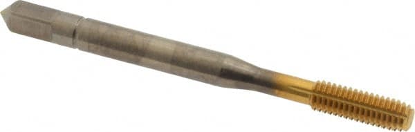 Thread Forming Tap: #10-32 UNF, 2B Class of Fit, Bottoming, Powdered Metal High Speed Steel, TiN Coated MPN:12312-91U