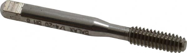 Thread Forming Tap: 1/4-20 UNC, 2B Class of Fit, Bottoming, High Speed Steel, Bright Finish MPN:12648-010