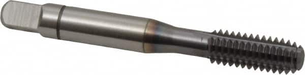 Thread Forming Tap: 5/16-18 UNC, 2B Class of Fit, Bottoming, Powdered Metal High Speed Steel, TiCN Coated MPN:13172-91C