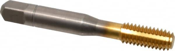 Thread Forming Tap: 3/8-16 UNC, 2B Class of Fit, Bottoming, Powdered Metal High Speed Steel, TiN Coated MPN:13532-91U