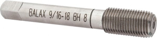 Thread Forming Tap: 9/16-18 UNF, Bottoming, High Speed Steel, Bright Finish MPN:14408-000