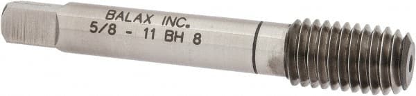 Thread Forming Tap: 5/8-11 UNC, 2/3B Class of Fit, Bottoming, High Speed Steel, Bright Finish MPN:14528-000