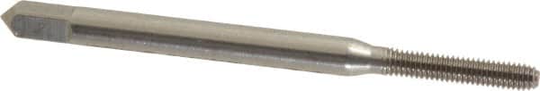 Thread Forming Tap: M2.5x0.45 Metric Coarse, 6H Class of Fit, Bottoming, High Speed Steel, Bright Finish MPN:17426-010