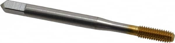 Thread Forming Tap: M4x0.70 Metric Coarse, 6H Class of Fit, Bottoming, High Speed Steel, TiN Coated MPN:17947-01T